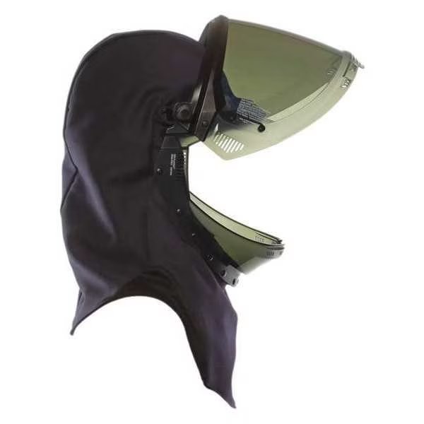Arc Flash Hood, Navy, Universal, HRC 4, National Safety Apparel, Mfr#: H65UQUQ40LF