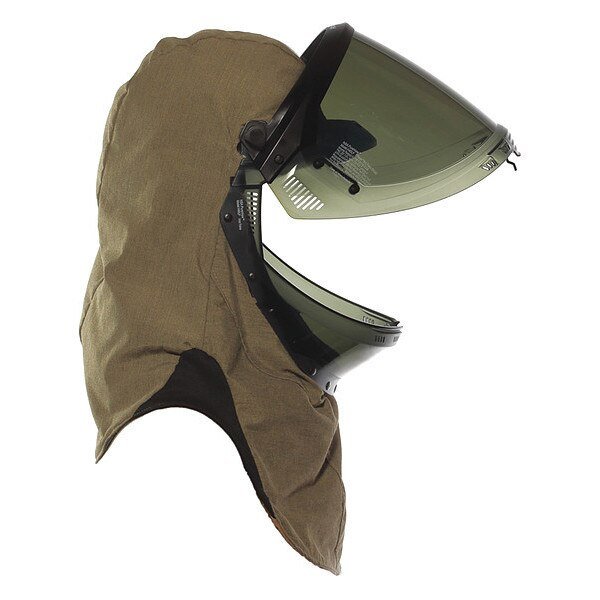 Arc Flash Hood, Green, Universal, HRC 4, National Safety Apparel, Mfr#: H65NPQH40LF