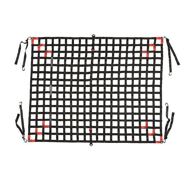 Cargo Net, 400 lb/in, Polyester, Black, Quarantine Restraints, Mfr#: QAB-FB1
