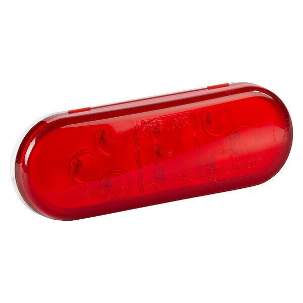 Stop/Tail/Turn Lamp, 9-Diode LED, Red, Grote, Mfr#: 54132