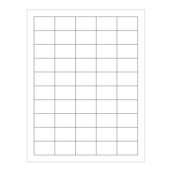 Tape Logic® Rectangle Laser Labels, 1 1/2