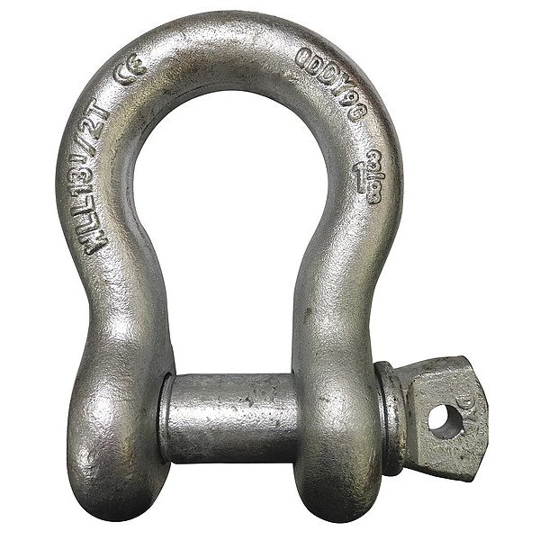 Anchor Shackle, 34,000 lb, Carbon Steel, EnjoyTool Select, Mfr#: 55AX88
