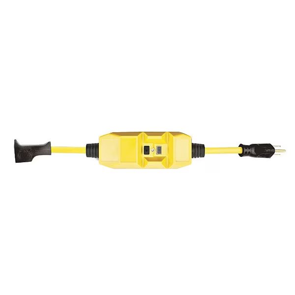 Line Cord GFCI, 2.0 ft. Cord L, Yellow, Southwire, Mfr#: 26000011-6