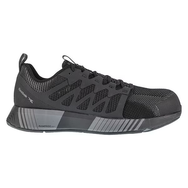 Athletic Shoe, M, 14, Black, PR, Reebok, Mfr#: RB4310