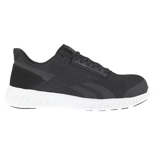Athletic Shoe, M, 7, Black, PR, Reebok, Mfr#: RB423