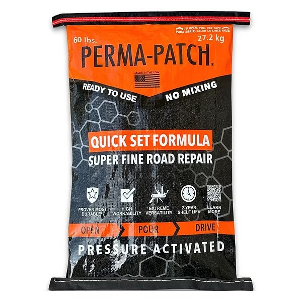 Cold Patch, Black, 60 lb. Bag, Perma-Patch, Mfr#: PP-60-F