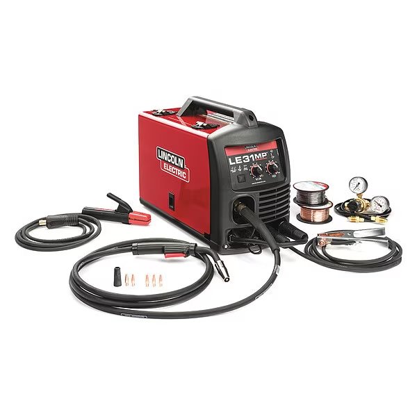 Multiprocess Welder, LE31MP(R), Phase 1 , 120 , DC TIG, Flux-Cored, MIG, Stick , 95A @ 18.75V DC, Lincoln Electric, Mfr#: K3461-1