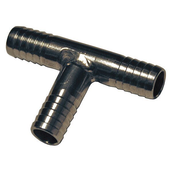 Barbed Hose Fitting, Hose ID 3/8", N/A, Dixon, Mfr#: 1790606SS