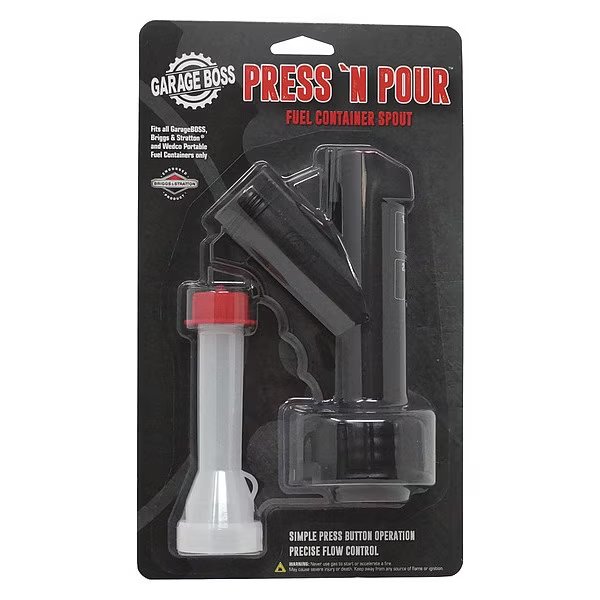Black Plastic Rigid Spout, Garageboss, Mfr#: GB410