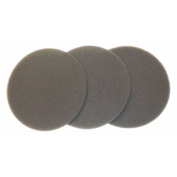 Disc Filter, Foam, Dry, 6-1/4 L, PK3, Metrovac, Mfr#: MVC-56F