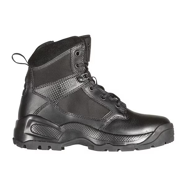 Tactical Boots, 8, R, Black, Plain, Mens, PR, 5.11, Mfr#: 12394