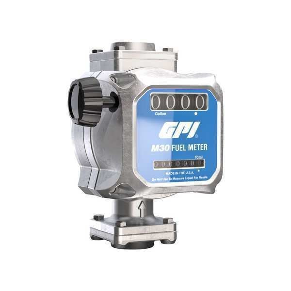 Mechanical Flowmeter, 1" Connection, Gpi, Mfr#: M30-G8N