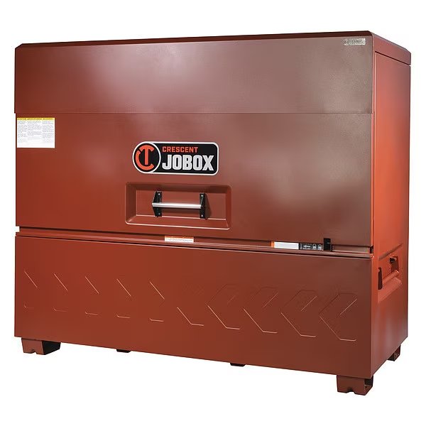 Piano-Style Jobsite Box, Brown, 74 in W x 35 in D x 64 in H, Crescent Jobox, Mfr#: 2-685990-01