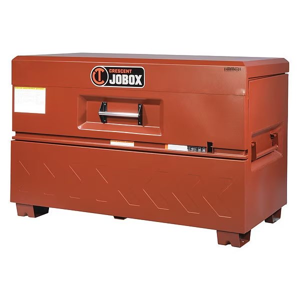 Piano-Style Jobsite Box, Brown, 60 in W x 31 in D x 39 in H, Crescent Jobox, Mfr#: 2-688990-01