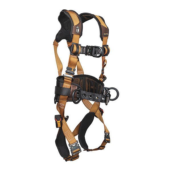 Full Body Harness, L, Polyester, Falltech, Mfr#: G7083BFDL