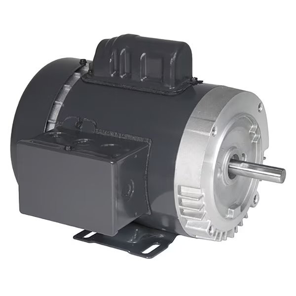 Motor, 2 HP, 56C Frame, Single Phase, U.S. Motors, Mfr#: EC13