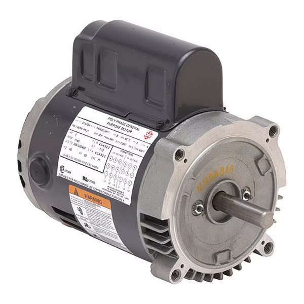 Instant Reverse Motor, 1/2hp, Phase Single, U.S. Motors, Mfr#: D12ARM2N