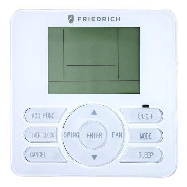 Wall Controller, Wall Mount, Battery, 115VAC, Friedrich, Mfr#: FPWC1