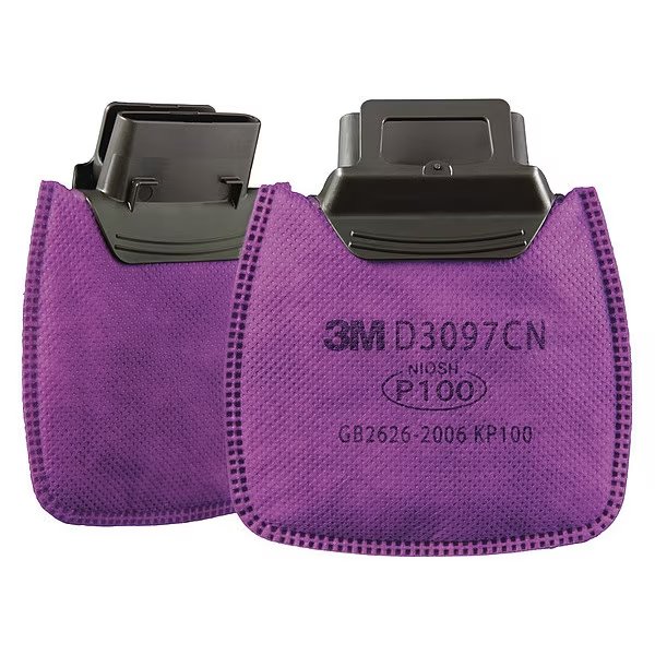 Filter, Magenta, 1 PR, NIOSH, 3M, Mfr#: D3097