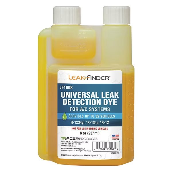 UV Leak Detection Dye, 8 oz. Size, Leakfinder, Mfr#: LF1008