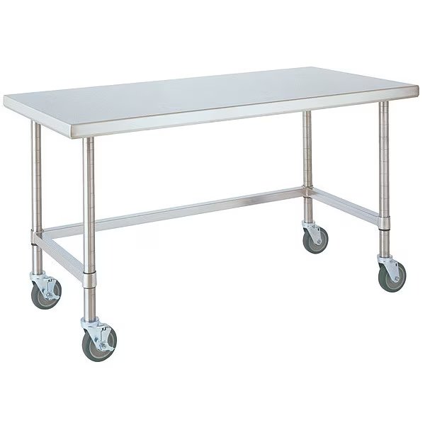 Mobile Equipment Table, 750 lb. Load Cap., Instock, Mfr#: GRMWT307US