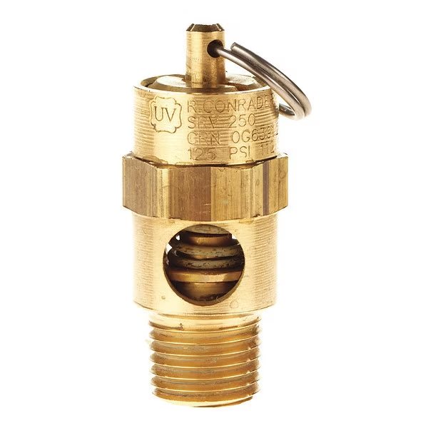 Pressure Relief Valve, Brass Ball, Conrader, Mfr#: 1299O-CE-225