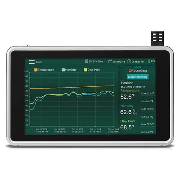 Humidity and Temperature Chart Recorder, Extech, Mfr#: RH550