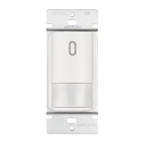 Motion Snsr, PIR, 120-277V AC, Wht, Broan, Mfr#: MS100W