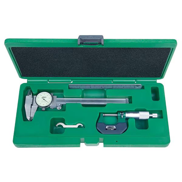 Precision Meas.Tool Kit, Dial Caliper, Insize, Mfr#: 5003-1