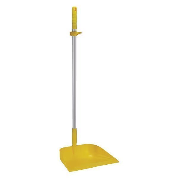 Handheld Dust Pan, Yellow, Vikan, Mfr#: 56626