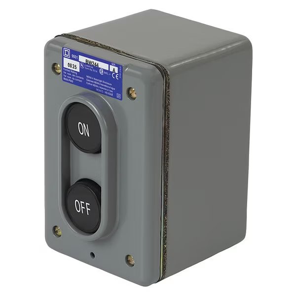 ControlStation, Dead-End, 2Buttons, Blk, Schneider Electric, Mfr#: 9001BW256