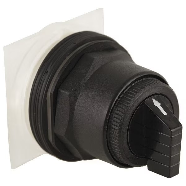 ShortHandleSelectorSwitch, Blk, 3Pos, 30mm, Schneider Electric, Mfr#: 9001SKS53B