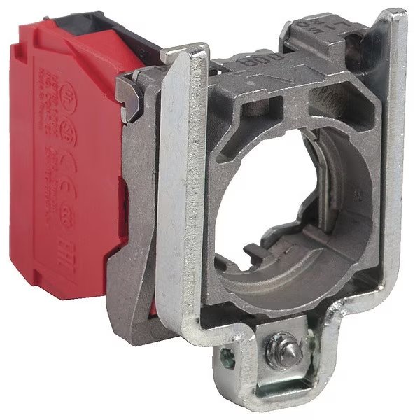 Contact Block, Black, 1NC, 22 mm, ZB4, Schneider Electric, Mfr#: ZB4BZ1026