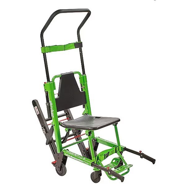 Stair Chair, Green, 20-1/2" W, 500 lb. Cap., Stryker, Mfr#: 6254000000