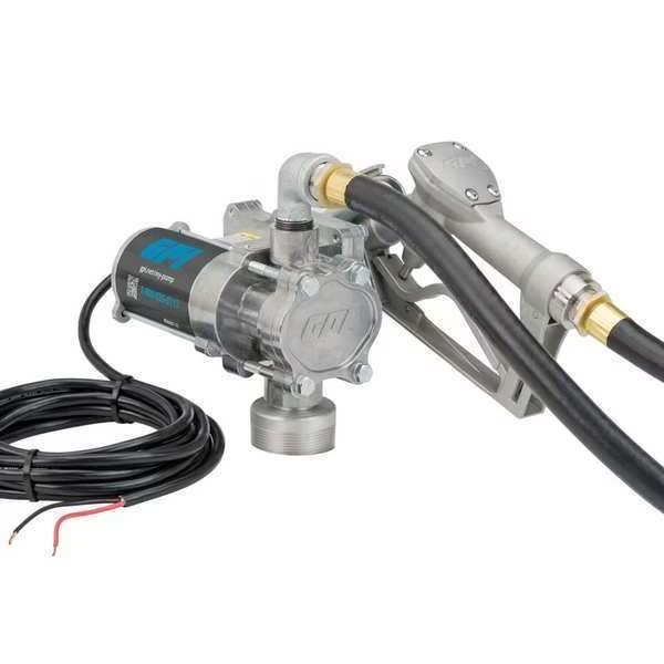 Fuel Transfer Pump, 12V DC, 8 gpm Max. Flow Rate , 1/10 HP, Cast Aluminum, 1 in NPT Inlet, Gpi, Mfr#: 137100-01