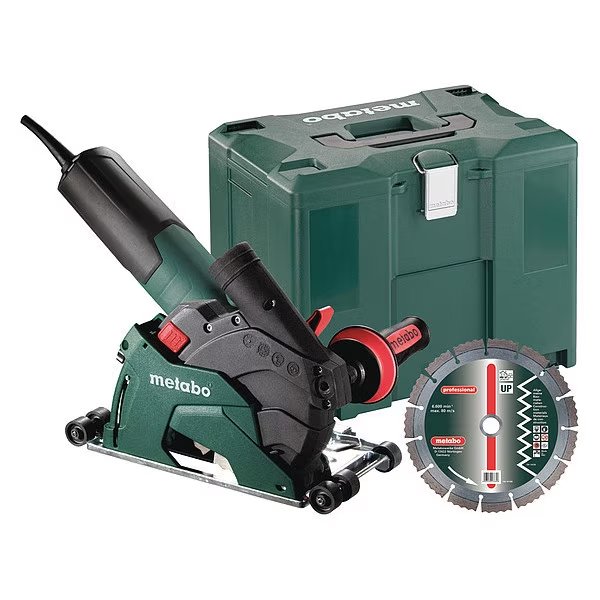 Angle Grinder, 12 A, Barrel Grip, 9.7 lb, Metabo, Mfr#: T 13-125 CED Set