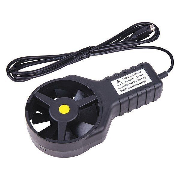 Rotating Vane, 32to122F, +/1.5Temp Acc, Reed Instruments, Mfr#: R4000SD-PROBE
