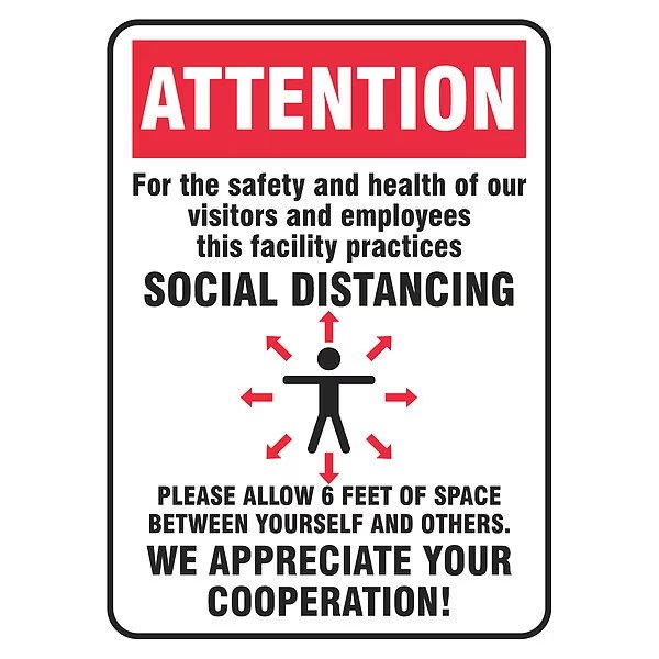 Safety Sign, 10x7, 56JU69