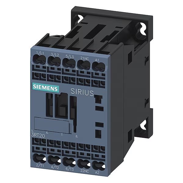 IECPowerContactor, Non-Reversing, 110VAC, Siemens, Mfr#: 3RT20162AF02