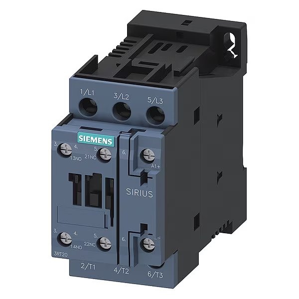 IECPowerContactor, Non-Reversing, 110VAC, Siemens, Mfr#: 3RT20241BF40