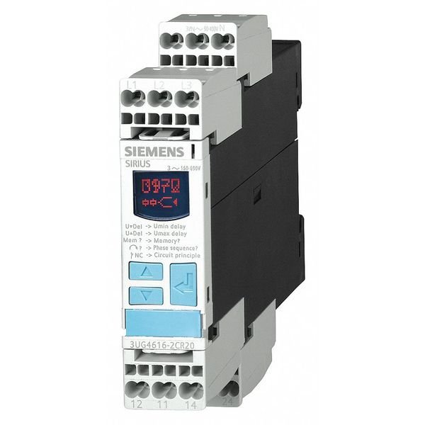 Digital monitoring relay 3-phase supply, Siemens, Mfr#: 3UG46152CR20