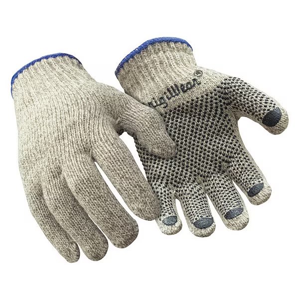 Ragg Wool Dot Glove, PK12, Refrigiwear, Mfr#: 0222RBRNMED