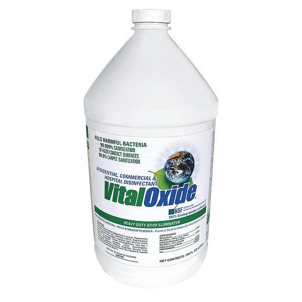 Disinfectant and Sanitizer, 1 gal. Jug, Mild, 4 PK, Vital Oxide, Mfr#: 8.639-558.0