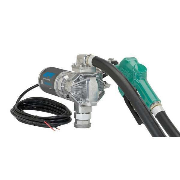 Fuel Transfer Pump, 12V DC, 20 gpm Max. Flow Rate , 3/8 HP, Cast Aluminum, 1 in NPT Inlet, Gpi, Mfr#: G20-012AD