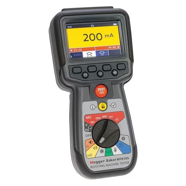 Motor Rotation Tester, 600V AC, Megger, Mfr#: MTR105