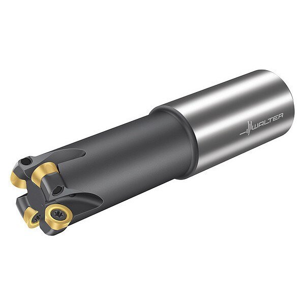 Indexable Profiling End Mill, 4 Inserts, 0.197 in Cut Depth, Walter, Mfr#: F2334R.UZ31.031.Z04.05