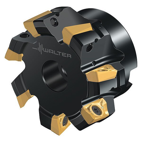 Indexable Face Mill, 4 Inserts, 0.591 in Cut Depth, Walter, Mfr#: M5130-040-B16-04-15