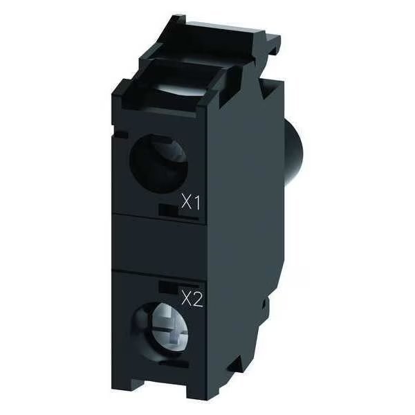 Lamp Module w/Bulb, Green, LED, Plastic, Siemens, Mfr#: 3SU1401-1BC40-1AA0