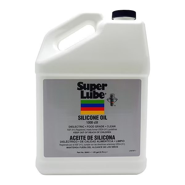 1 gal Jug, Silicone Oil, 1,000 ISO Viscosity, Super Lube, Mfr#: 56401