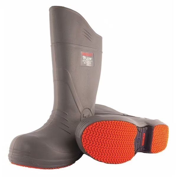 Knee Boots, Gray, 9, Unisex, 15" H, PR, Tingley, Mfr#: 28259